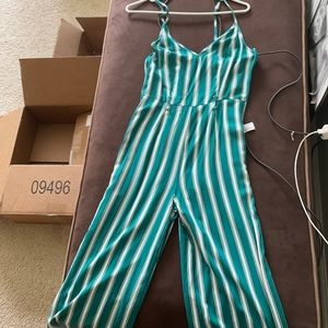 WOMENS CUTE STRIPED ROMPER